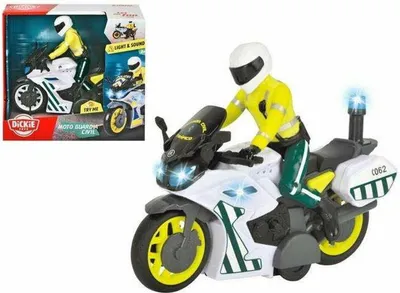 Produktbild von Motorrad Dickie Toys 17 cm Policía