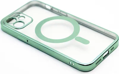 Produktbild von INF Handyhülle mit MagSafe - Grün / Transparent Grün