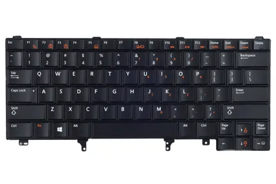 Produktbild von Tradebit Laptop-Tastatur für Dell E5430 E6330 E6420 E6430 US QWERTY Beleuchtet