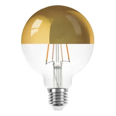 Image de LED Filament Globe G95 4W= 40w E27 Miroir tête OR 400LM très mince