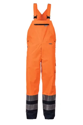 Produktbild von Planam Warnschutz Regenlatzhose 2066 Gr. 3XL orange/marine