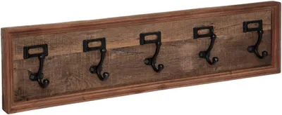 Produktbild von Kleiderhaken mangoholz 5 haken  - Atmosphera créateur d'intérieur