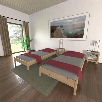 Produktbild von TUGA-Holztech Stapelbett Horst 70 cm x 210 cm 24 cm Fichte