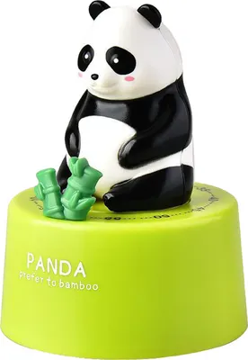 Image de Minuteur mécanique de cuisine avec animal de dessin animé Minuteur visuel à compte à rebours de 60 minutes pour les cadeaux de vacances Cuisine Pâtisserie Étude Sport Décoration de la maison RB714 Vert