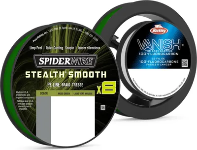 Immagine prodotto di SPIDERWIRE Duo Spool, 150m, 0,09mm, 6kg / 13,23lbs, verde muschio, filo da pesca intrecciato, 1553752
