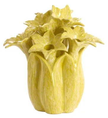 Produktbild von Light & Living - Vase SAMPAGA - Gelb - 26.5x26.5x28 cm