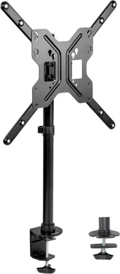Productafbeelding van Ultra Wide Screen TV Desk Mount - Volledig beweegbare hoogte verstelbare enkele tv - Standaard voor schermen tot 55 (STAND - V155C)