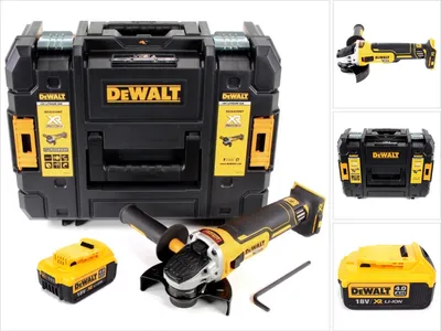 Immagine prodotto di DeWalt DCG 405 18 V 125 mm Smerigliatrice a batteria Brushless in valigetta TStak + 1x Batteria 4,0 Ah - senza caricatore