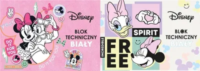Image de Bloc technique A4/10K blanc Minnie Mouse