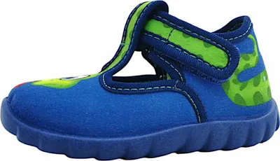 Produktbild von Fischer Markenschuhe Kinder Klett Hausschuh Jungen Hausschuh in Blau, Größe 26