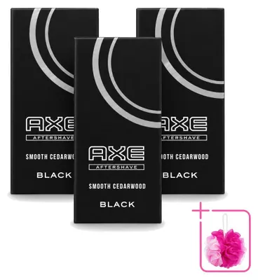 Image de 3 flacons d'après-rasage Axe Black, 100 ml - Lot de 3