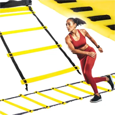 Produktbild von Turnleiter für Trainingsübungen, klappbare Sportleiter 6m