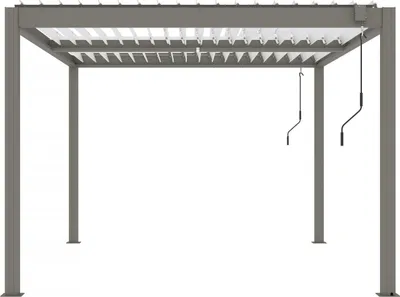 Produktbild von Bioklimatische Pergola "Windsor" - 3 x 4 m - Taupe