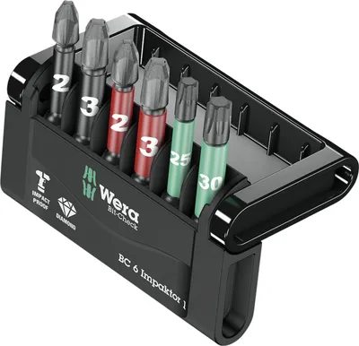 Produktbild von Wera Bit-Check 6 Impaktor 1 Bit-Sortiment
