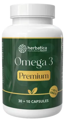 Obrázok produktu pre Omega 3 Premium - 40 kapsúl - Herbatica