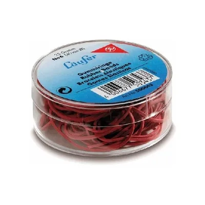 Produktbild von Läufer 69217 RONDELLA Gummiringe in der Dose - Ø40mm, 25g,  rot(S)