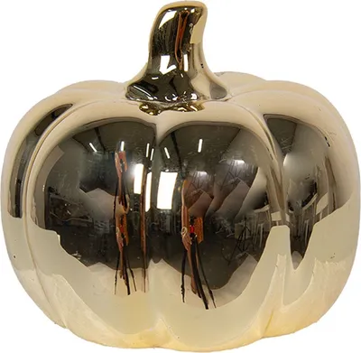 Obrázek produktu pro Clayre & Eef 6CE1595 Dekorativní dýně zlaté barvy 9x8 cm