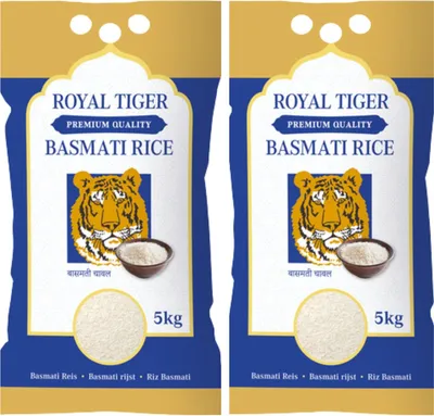 Produktbild von Royal Tiger Basmatireis, 2x 5kg, Basmati-Reis, Langkornreis aus Pakistan