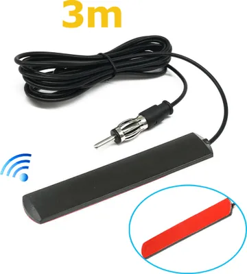 Produktbild von F72 Bolwins 3m Uni Kfz Auto Radioantenne FM Radio Antenne Patch Windschutzscheiben Paste