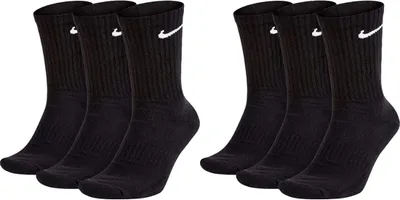 Produktbild von 6 Paar Nike Herren Damen Socken SX7664 - Farbe: schwarz - Größe: 34-38