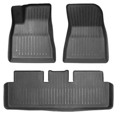 Image de Tapis de sol sur mesure pour Tesla Model Y, imperméables et antidérapants, pour Model 3