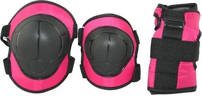 Produktbild von 6-teiliges Handgelenk-, Ellenbogen- und Knieschutz-Set EX110 Pink XS