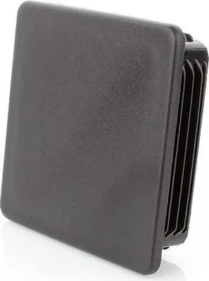 Immagine prodotto di LogistSystem 1 pezzo Tubi quadrati - 140x140 mm - Tappi quadrati neri - Tappi quadrati in plastica PE - Tappi per tubi per la copertura di tubi in acciaio