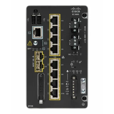 Produktbild von Cisco Catalyst IE3400, Managed, L2, Gigabit Ethernet (10/100/1000), Rack-Einbau