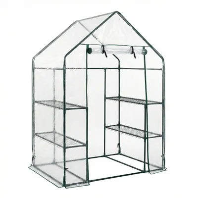 Zdjęcie produktu dla Mini szklarnia foliowa z półkami MIVA, 143 x 73 x 195 cm