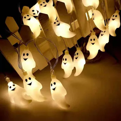 Halloween-Lichterkette, 3 m, 20 LEDs, Batteriebetrieb, Dekoration