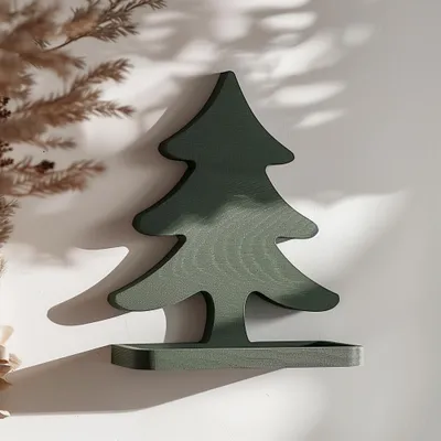 Weihnachtsbaum-Wandregal – Decords Wandregal, Produktansicht 1