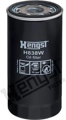 Immagine prodotto di Filtro olio HENGST H838W