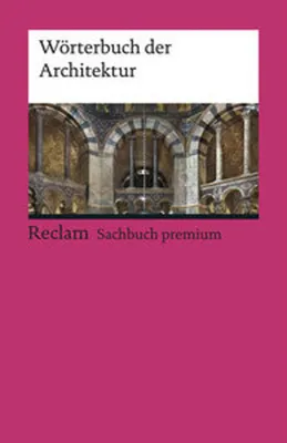Obrázok produktu pre Wörterbuch der Architektur