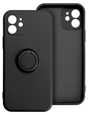 Produktbild von Silikon Ring Hülle für XIAOMI Redmi Note 15 Pro 5G Schwarz Handyhülle Stoßfest