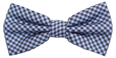 Produktbild von Fabio Farini - 1 Stück Herren Karomuster Fliegen - Männer Querbinder Vorgebunden Bowtie Blau/Dunkelblau/Hellblau