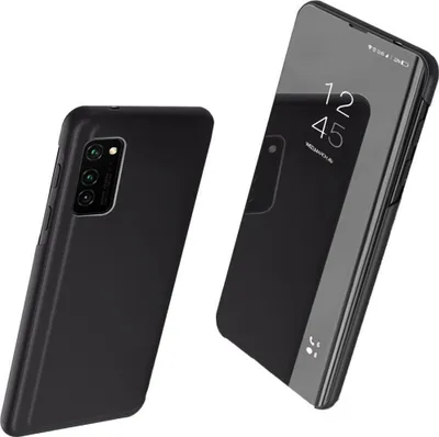 Obrázek produktu pro Průhledné Flipové Pouzdro Samsung Galaxy A03S Černé
