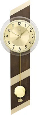 Produktbild von AMS Quarz-Pendeluhr, Quarz-Pendelwerk, 23x69x8cm, 7412