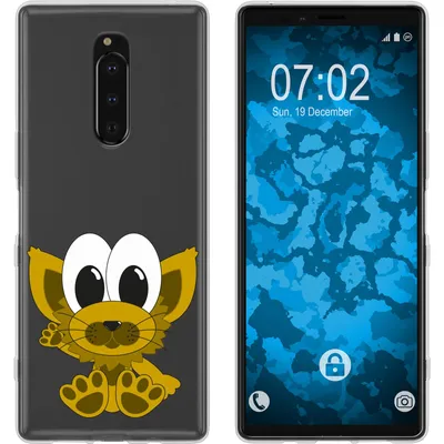 Produktbild von PhoneNatic Case kompatibel mit Sony Xperia 1 Silikon-Hülle Cutiemals M7