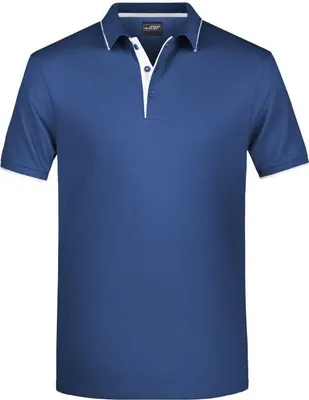 Produktbild von Klassisches Polo mit Kontraststreifen navy/white, Gr. M