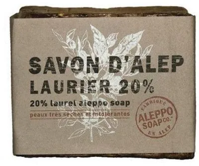 Productafbeelding van Aleppo Soap Co Aleppo Zeep 20% Laurier (200 gr)