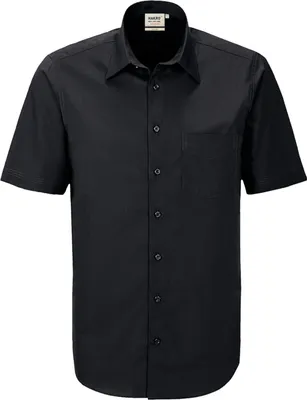 Produktbild von HAKRO Hakro Herren Hemd 1/2 Arm Performance #122 Gr. 3XL schwarz