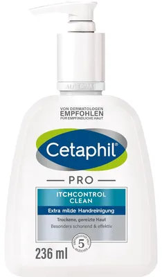 Immagine prodotto di Cetaphil pro ItchControl Clean detergente extra delicato per mani stressate, crema da 236 ml