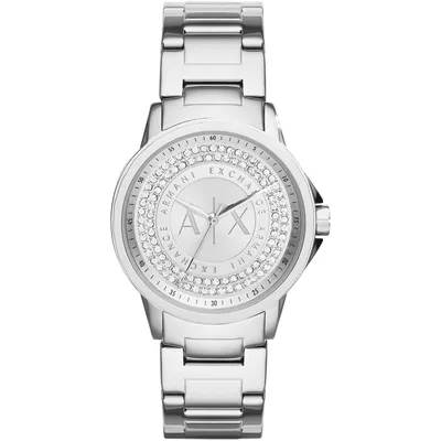 Produktbild von Armani Exchange AX4320 Damen-Armbanduhr, Edelstahl-Gehäuse, Metall-Armband