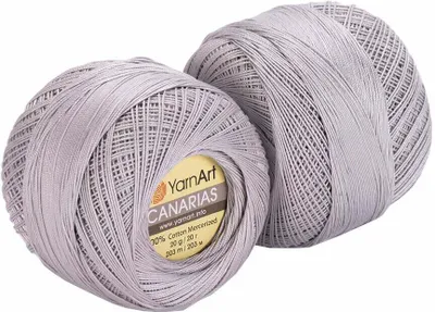 Produktbild von Yarn Art Canarias 4920 Grey Häkelgarn