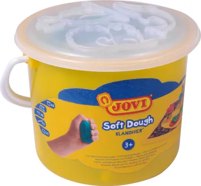 Produktbild von Jovi Soft Dough Modelling Clay Bucket  Selbsttrocknende Masse Set