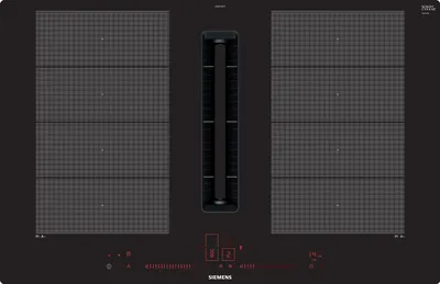 Image de Siemens Table de cuisson à induction avec hotte aspirante, autarcique EX801LX67E IQ700