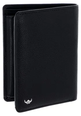 Produktbild von Leder Geldbörse Capri RFID Protect Kombischeintasche 1348 Schwarz