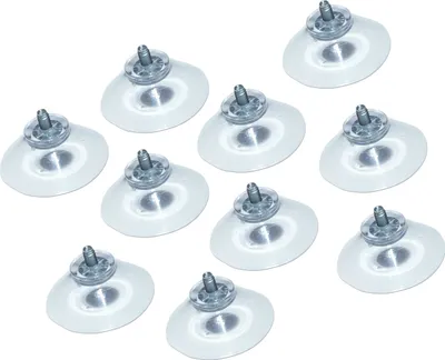 Produktbild von Set mit 40 Gummisaugnäpfen mit M4-Stange (Ø 41 mm)