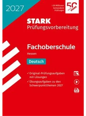 Produktbild von STARK Deutsch - Abschlussprüfung FOS 2027 Hessen - Prüfungsvorbereitung