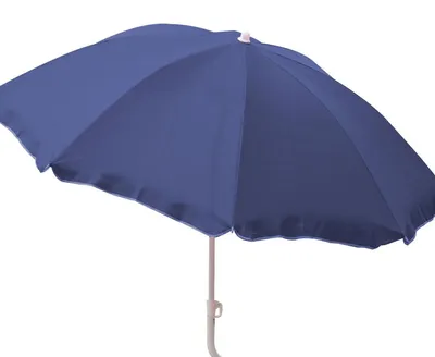 Produktbild von Strandschirm knickbar ca. 160 cm aus Polyester mit UV-Schutz und Mast